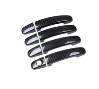 SLIMES Car Door Handle Cover Trim Accessories for Ford for Escape for Kuga 2009-2016(Carbon Fiber)