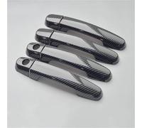 SLIMES Car Door Handle Cover Trim Accessories Overlay for Toyota for Hilux for Vigo 2005-2014(Carbon Fiber 2 Holes)