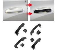 SLIMES Car Door Handle Outside Exterior Door Handle for Toyota for 4Runner 2010-2018(Black)