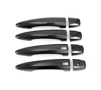 SLIMES Car Exterior Door Handle Cover Moulding Trim Protective Accessorie for Nissan for Qashqai 2021-2023(Smart Carbon)