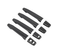 SLIMES Car Exterior Door Handle Cover Moulding Trim Protective Accessories for Mitsubishi for Outlander 2007-2020(Smart Key Carbon)