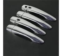 SLIMES Car Exterior Door Handle Cover Trim Accessoires for Nissan for Qashqai J11 2014-2021(Silver 2 Buttons)