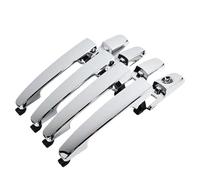 SLIMES Car Exterior Door Handles Left Hand Drive Exterior Outer for Ford for Focus 2008-2011 (Chrome)