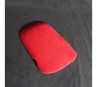 SLIMES Car Interior Armrest Box Storage Panel Trim Cover Accessories For Ford For Mustang 2015 2016 2017 2018-2022(Scarlet Red)
