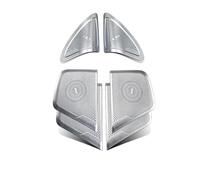 SLIMES Car Styling Door Window Triangle Tweeter Audio Speaker Cover Trim For A GLA CLA Class W176 X156 C117 W117 decorative(For GLA4)