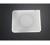 SLIMES Car Styling Tweeter Speaker Window B Column Stickers Trim For S Class W221 2008-2013 Auto Door Audio Cover decorative(A Model Silver)