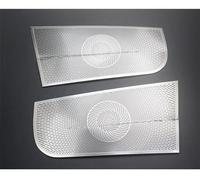 SLIMES Car Styling Tweeter Speaker Window B Column Stickers Trim For S Class W221 2008-2013 Auto Door Audio Cover decorative(C Model)