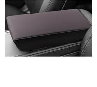 SLIMES Center Console Non-Slip Armrest Cover Designed For Tesla For Model 3 19-23 Leather Protective(Purple4)