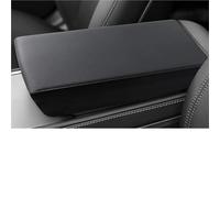 SLIMES Center Console Non-Slip Armrest Cover Designed For Tesla For Model Y For Juniper Leather Protective(Black2)