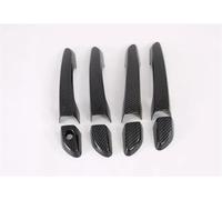 SLIMES Chrome Car Door Handle Bowl Cover Trim Accessories for Hyundai for Tucson 2015-2019(Carbon 0 Button)