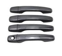 SLIMES Cover Exterior Door Handle Cover Car Accessories for Ford for Edge 2005-2016(Carbon Fiber)