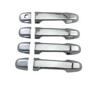 SLIMES Door Handle Cover Exterior Parts Car Decoration for Toyota for Yaris for Vitz 2012-2019(Chrome)