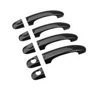 SLIMES Exterior Door Handle Cover Car Decoration for VW for Caddy T3 T5 2003-2015(Carbon Fiber)