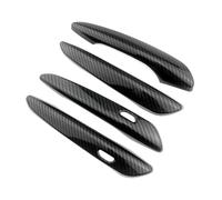 SLIMES Exterior Door Handle Cover Frame Bezel Car for Mazda CX30 2020(Carbon Fiber Printed)