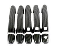 SLIMES Exterior Door Handle Cover Moulding Trim Frame Bezel for Toyota for RAV4 2001-2012(3 Smart Hole)