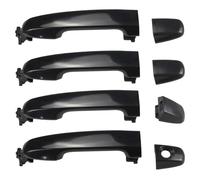 SLIMES Exterior Rear Door Handle with End Cap Outer Car Accessories for Toyota for Camry 2012-2017