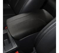 SLIMES For Hyundai For Tucson 15 16 17 18 Car Armrest Covers Ultra-fiber Leather Breathable Comfortable Auto Accessories(Black-line)