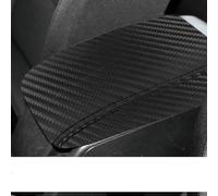 SLIMES For VW For Golf 6 MK6 2010-2013 Suede Leather Car Armrest Box Protector Cover Central Control Interior Accessories(Carbon fiber black6)