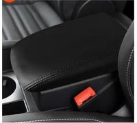 SLIMES For VW For Touran L 2016 2017 2018 2019 2020 Microfibre Leather Center Armrest Box Cover Car Accessories Interior(Black)