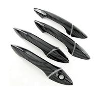 SLIMES LHD Car Door Handle Cover Trim Accessories Protect Decor for Hyundai I30 2012-2016(Normal Carbon)