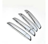 SLIMES LHD Door Handle Cover Trim Trim Overlay Car Molding for Civic 2016-2019(Silver no Button)