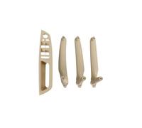 SLIMES LHD RHD Car Interior Door Handle Inner Panel Pull Trim Cover Set Armrest Replacement for E70 E71 E72 X5 X6 Protective Cover(A LHD Beige)