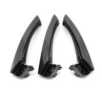 SLIMES LHD RHD Car Interior Door Pull Handle Set Replacement for 3 Series E90 E91 E92 316 318 320 325 328i 2004-2012 Protective Cover(RHD Carbon Fiber)