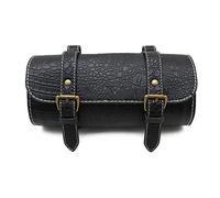SLIMES Motorcycle Bag Saddlebags PU Leather Front Fork Tail Tool Luggage for Harley for Sportster(Black Crocodile)