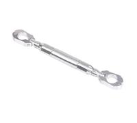 SLIMES Motorcycle Handlebar Handle Grip Adjustable Crossbar Balance Bracket Regulator Steering Wheel Reinforcing 22mm Replacement Handlebar Mounts(Long-Silver)