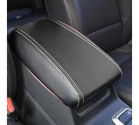 SLIMES Soft Leather Car Interior Center Control Armrest Box Cover Protective Trim For Hyundai For Tucson 2015-2018(Titanium-line)