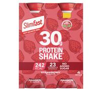 SlimFast 30g Protein Shake Strawberry Ready to Drink 4x325ml
