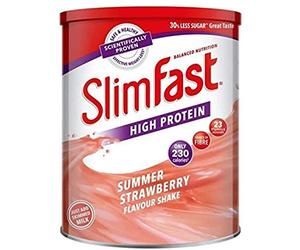 SLIMFAST 365G Summer Strawberry Meal Replacement Milkshake Powder