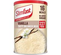SlimFast Balanced Meal Shake, Healthy Shake for Balanced Diet Plan Vitamins Minerals High Fibre Meal Replacement Vanilla Flavour 16 Servings 584 g