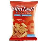 SlimFast Cheddar Bites Snack Bag 22 g - Pack of 12