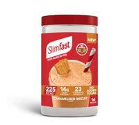 SlimFast Balanced Meal Shake, Healthy Shake for Balanced Diet Plan with Vitamins and Minerals, High in Fibre, Meal Replacement, Caramelised Biscuit Flavour, 16 Servings, 584 g