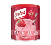 SlimFast Meal Replacement Shake for Weight Loss & Balanced Diet, Vitamins and Minerals, Low Calorie, High Protein, Strawberry Flavour, 8 servings, 292 g, Packaging May Vary