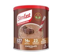 SlimFast Meal Replacement Shake for Weight Loss & Balanced Diet, Vitamins and Minerals, Low Calorie, High Protein, Chocolate Flavour, 8 servings, 300 g, Packaging May Vary
