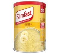 SlimFast Meal Replacement Shake for Weight Loss & Balanced Diet, Vitamins and Minerals, Low Calorie High Protein, Banana Flavour, 50 servings, 1.825 kg, Packaging May Vary