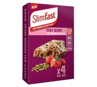 SlimFast Meal Replacement Bar Very Berry - 4 x 60g