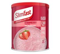 SlimFast Meal Shake, Strawberry Flavour, New Recipe, 12 Servings, Lose Weight and Keep It Off, Packaging May Vary
