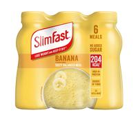 Slimfast Blissful Banana Flavour Shakes 204KCal Each 2x (6x 325ml) Best Before End APRIL21