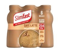 Slimfast Milkshake Multipack Bottle Cafe Latte in Clear SlimFast Clear