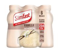 SlimFast Milkshake Multipack Bottle Vanilla 6x325ml pack