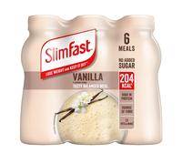 Slimfast Milkshake Vanilla 325ml x 6 in Clear SlimFast Clear