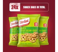 SlimFast • Pretzel Snack Bag • Sour Cream Chive Flavour • Low Calorie