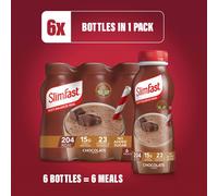 SlimFast Ready To Drink Chocolate Flavour Shake, 6 x 325ml