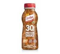 SlimFast Ready To Drink Shake, NEW Salted Caramel Latte Flavour, High Protein Meal Replacement Shakes for Weight Loss and Balanced Diet, Vitamins and Minerals, No Added Sugar, 6 x 325 ml