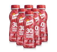 SlimFast Ready To Drink Shake, NEW Strawberry Flavour, High Protein Meal Replacement Shakes for Weight Loss and Balanced Diet, Vitamins and Minerals, No Added Sugar, 6 x 325 ml