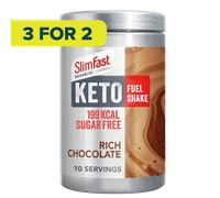 SlimFast Rich Chocolate flavour Keto Fuel Shake 350g