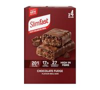 SlimFast Meal Replacement Bar Chocolate Fudge - 17g Protein - 4 x 60g